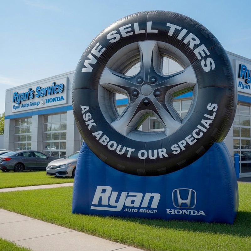 Load image into Gallery viewer, Giant Tire PVC Inflatable