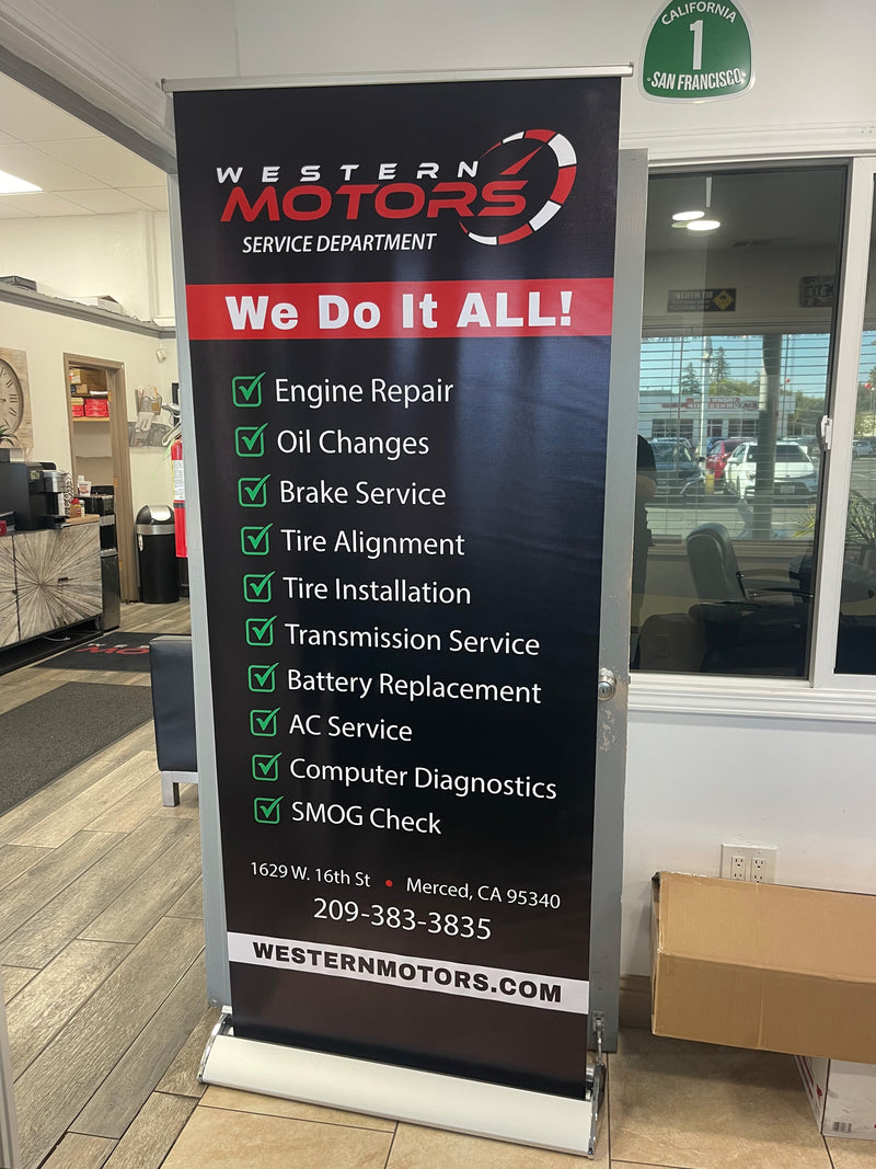 Load image into Gallery viewer, Retractable Roll Up Banner ( Premium )