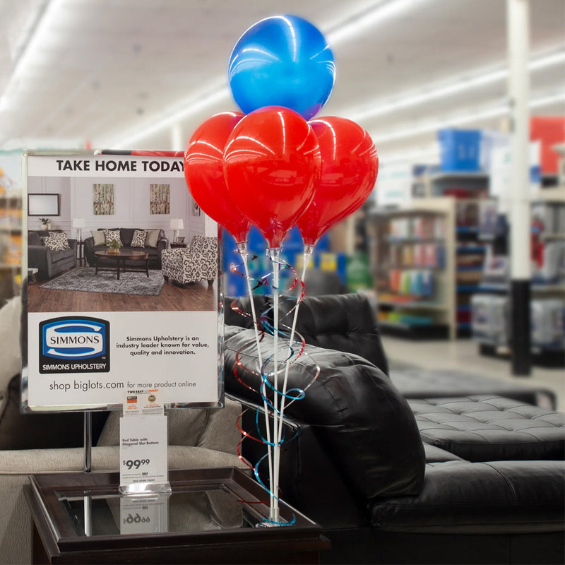 Load image into Gallery viewer, PermaShine® 4-Balloon Bouquet Table Top Kit