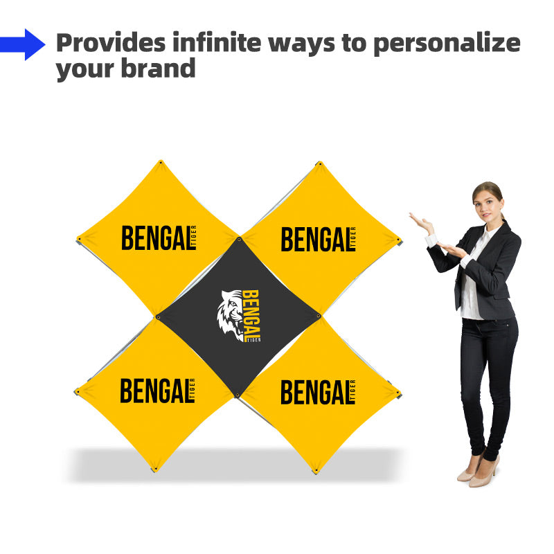 Load image into Gallery viewer, X Floor Grid Pop Up Display