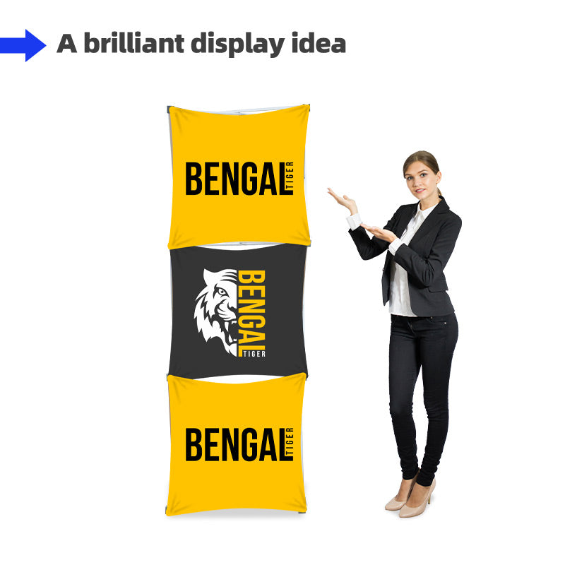 Load image into Gallery viewer, 1x3 Floor Grid Pop Up Display