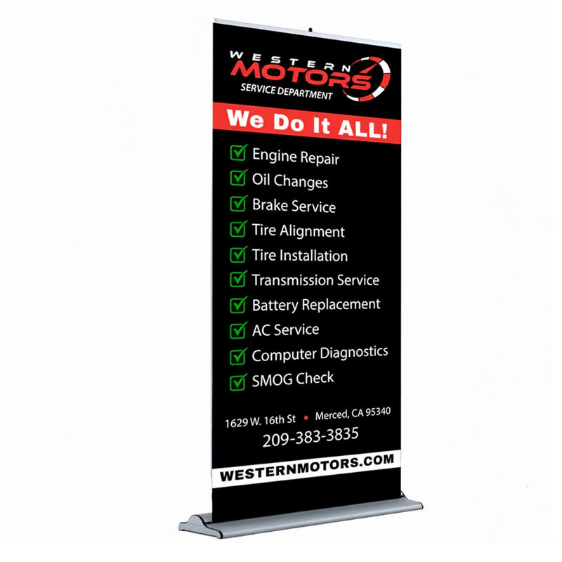 Load image into Gallery viewer, Retractable Roll Up Banner ( Premium )