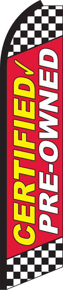 Load image into Gallery viewer, Half Sleeve Swooper Feather Flag - Red Certified Pre Owned