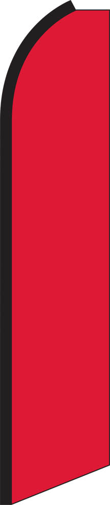 Load image into Gallery viewer, Half Sleeve Swooper Feather Flag - Solid Red