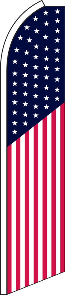 Load image into Gallery viewer, Half Sleeve Swooper Feather Flag - USA