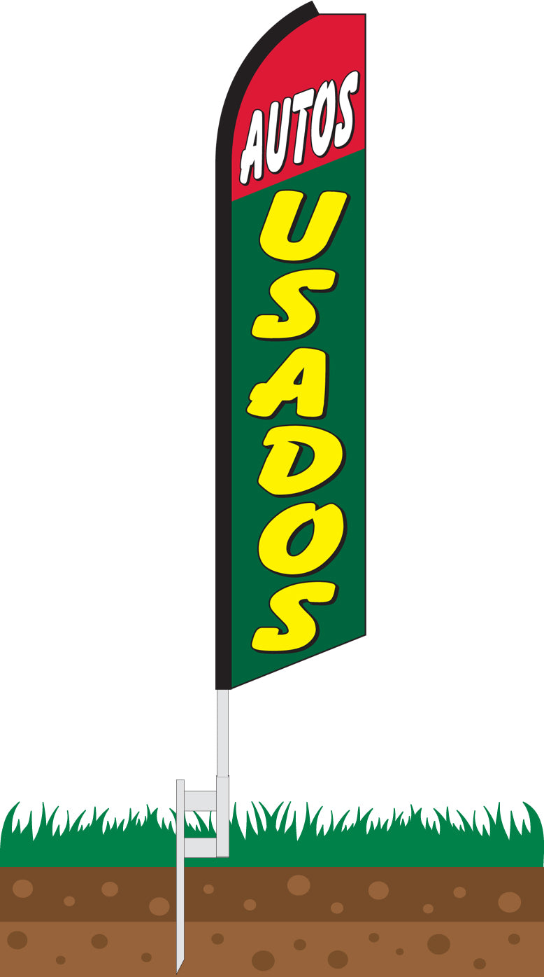 Load image into Gallery viewer, Half Sleeve Swooper Feather Flag - Autos Usados