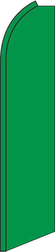 Load image into Gallery viewer, Half Sleeve Swooper Feather Flag - Solid Green