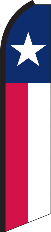 Load image into Gallery viewer, Half Sleeve Swooper Feather Flag - Texas State