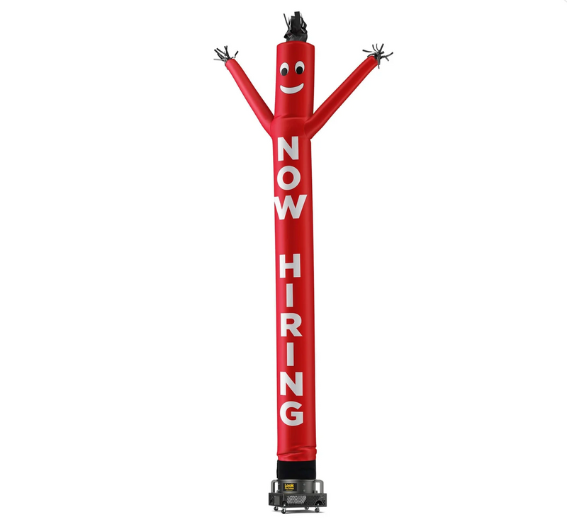 Load image into Gallery viewer, Now Hiring Air Dancers® Inflatable Tube Man Red