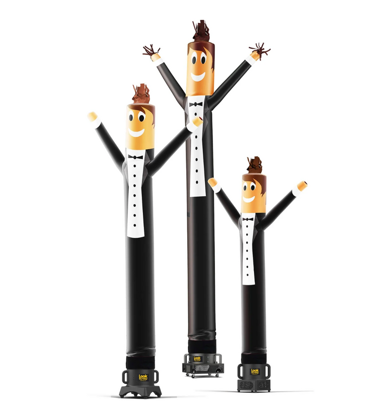 Load image into Gallery viewer, Tuxedo Air Dancers® Inflatable Tube Man Character