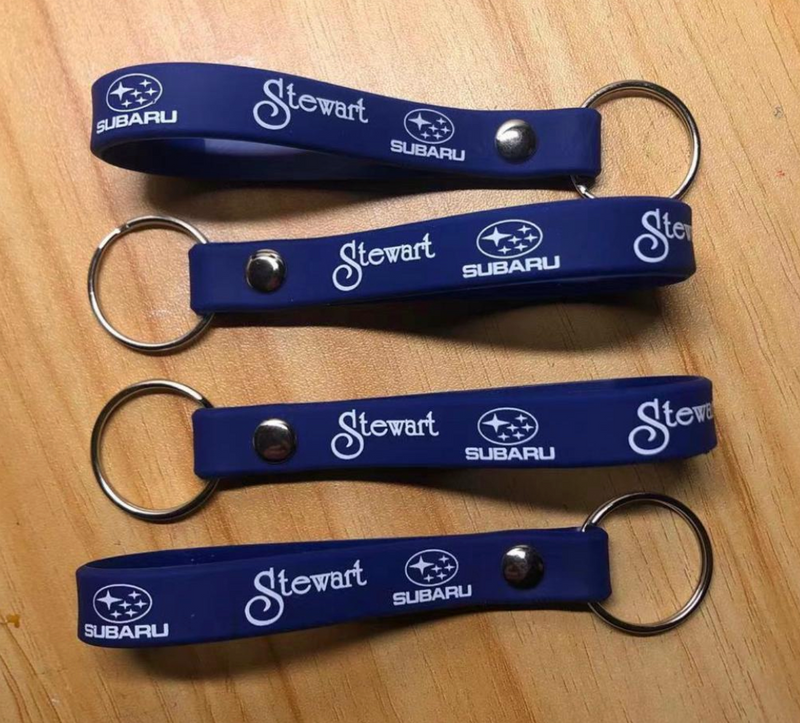 Load image into Gallery viewer, Custom Soft Rubber Loop Key Chain