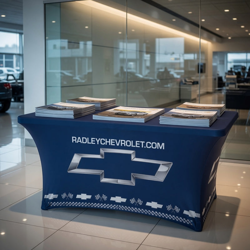 Load image into Gallery viewer, Stretch Table Covers with Open Back