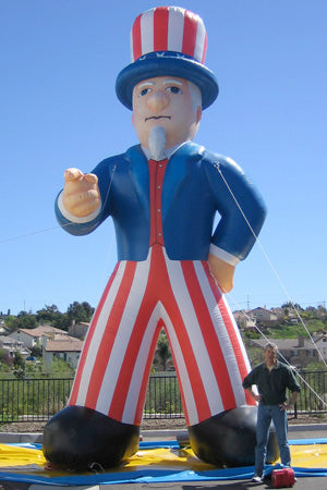 Load image into Gallery viewer, Giant Uncle Sam PVC Inflatable