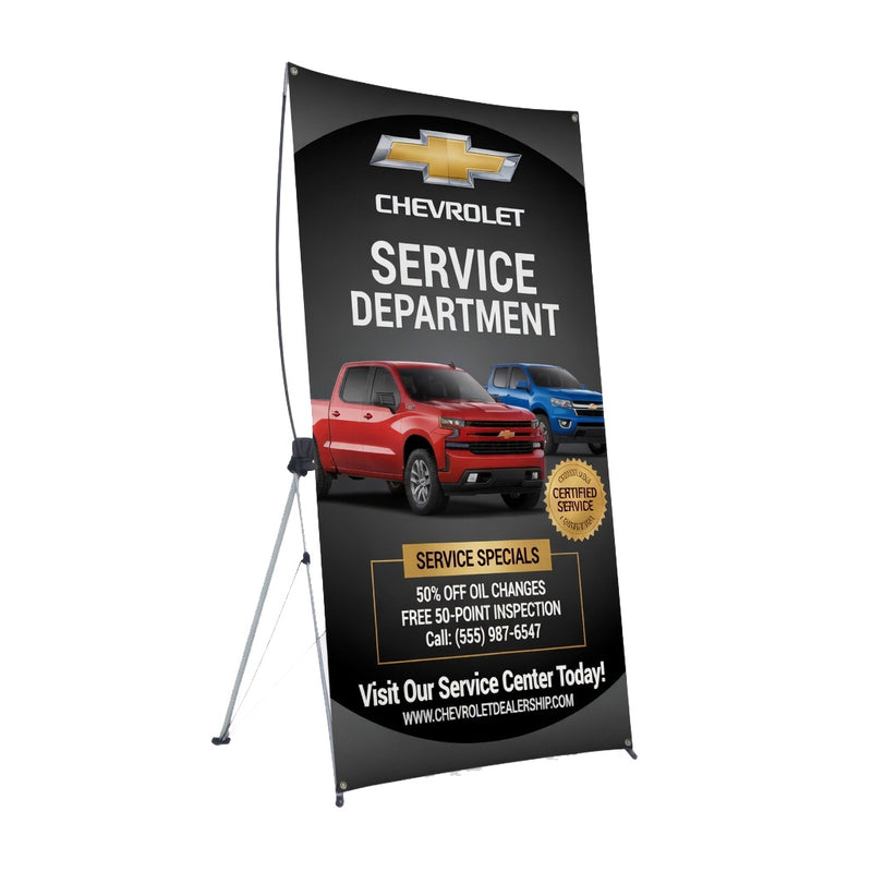 Load image into Gallery viewer, X Banner Stand with Hardware