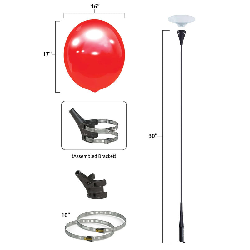 Load image into Gallery viewer, BalloonBobber® Light Pole Kit - 1-Balloon