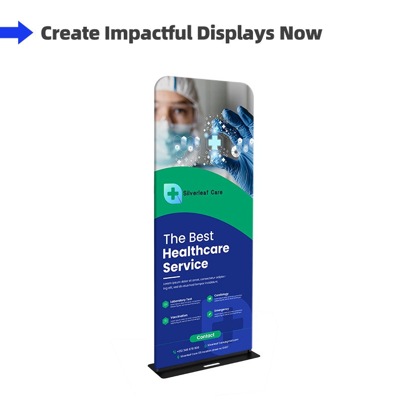 Load image into Gallery viewer, Fabric Banner Stand-Premium (Round Corners)
