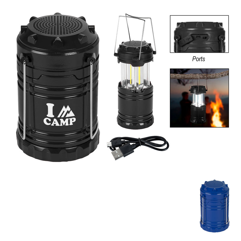 Load image into Gallery viewer, COB Pop-Up Lantern With Speaker