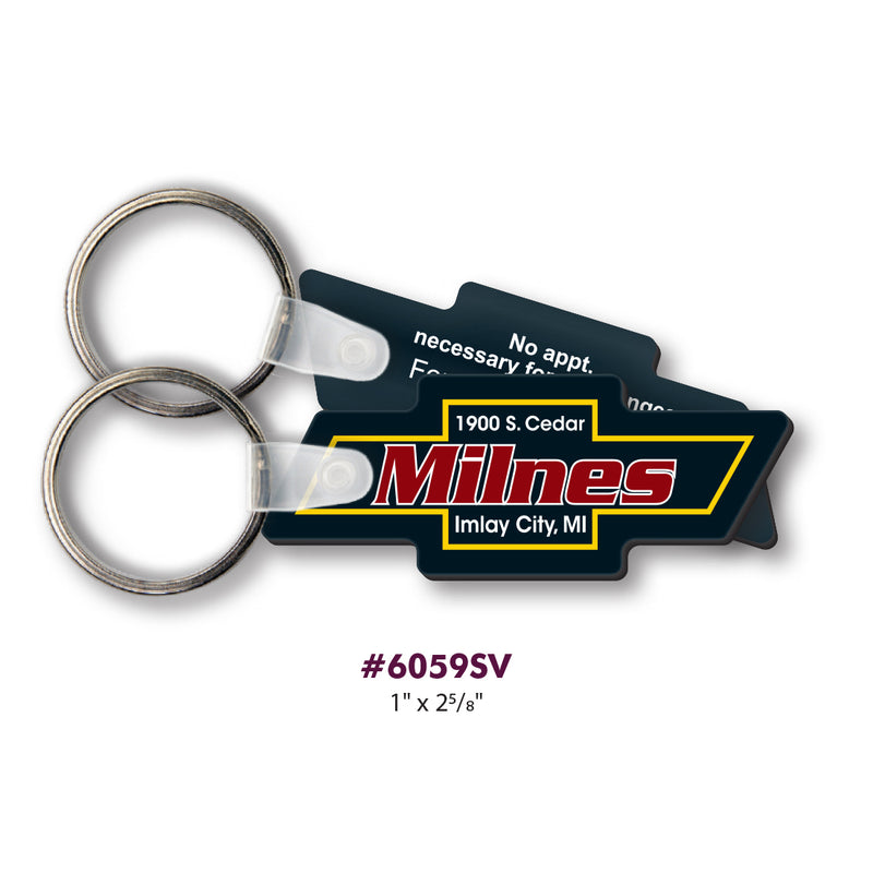 Load image into Gallery viewer, Custom Double Side Print Soft Vinyl Key Tags