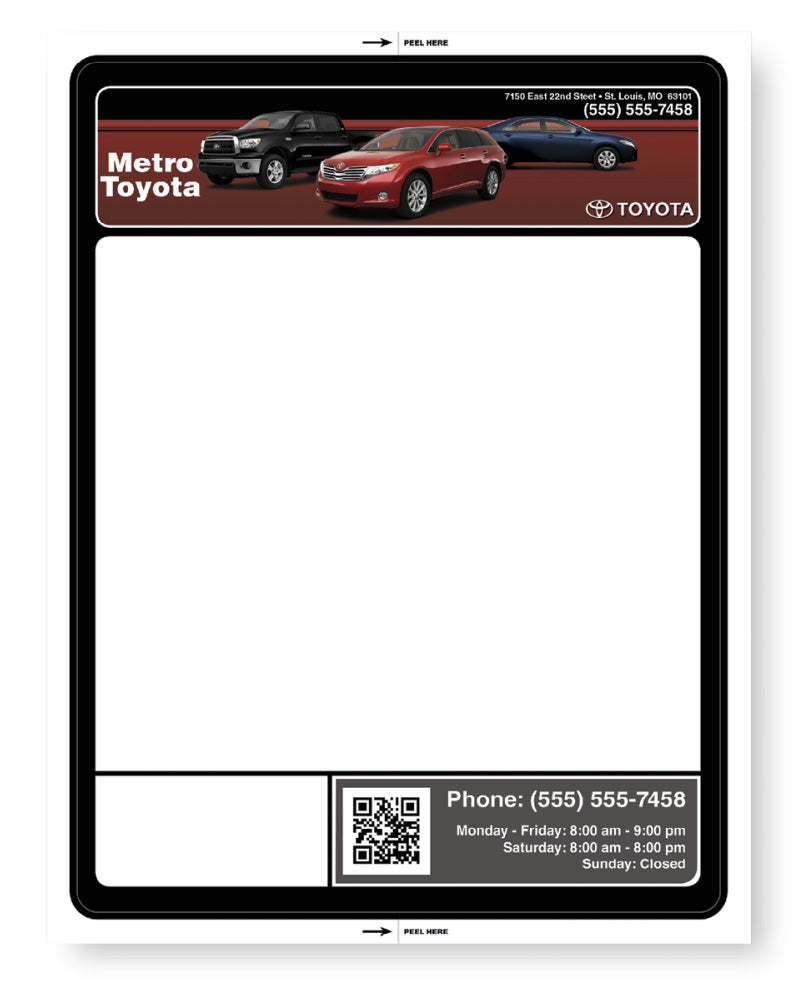 Load image into Gallery viewer, Custom Paper-Bak® Laser Forms - Pack of 50 ( 1 up - 8.5" x 11" )