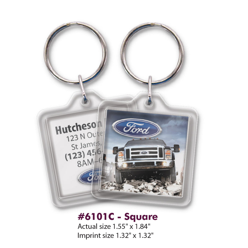Load image into Gallery viewer, Custom Printed Acrylic Key Tags