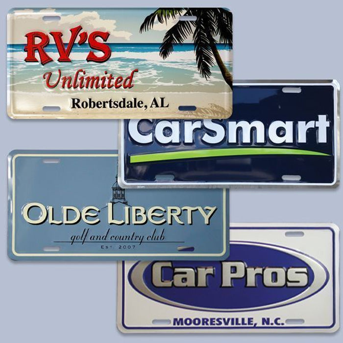 Load image into Gallery viewer, Custom Printed Aluminum License Plates
