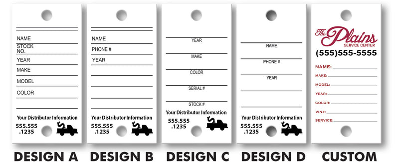 Load image into Gallery viewer, Custom Printed Brushed Chrome Key Tags (Box of 250)