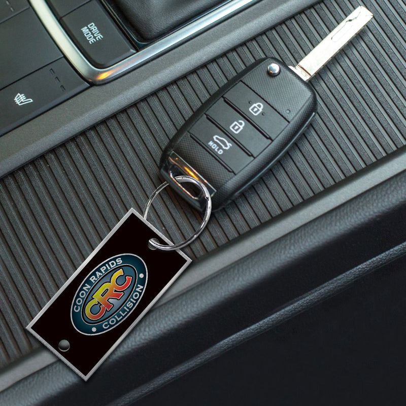 Load image into Gallery viewer, Custom Printed Brushed Chrome Key Tags (Box of 250)