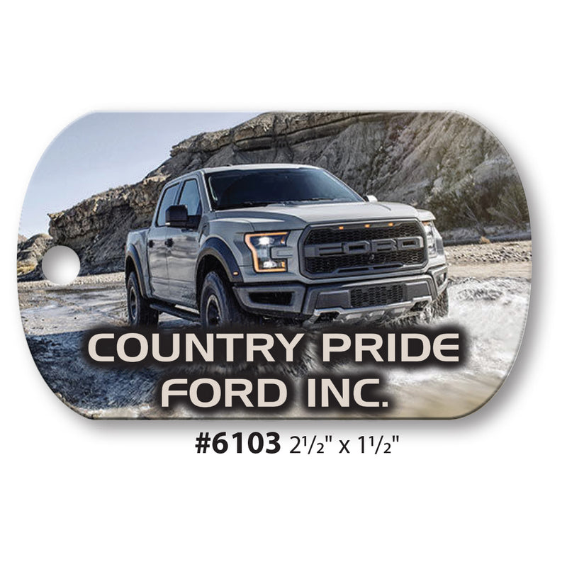 Load image into Gallery viewer, Custom Printed Over-Lam Key Tags- 30 mil.