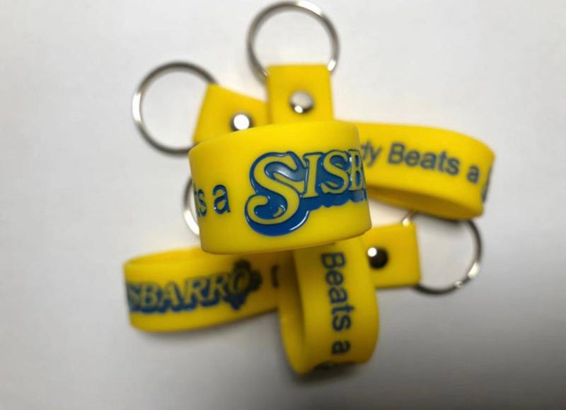 Load image into Gallery viewer, Custom Soft Rubber Loop Key Chain (Large)