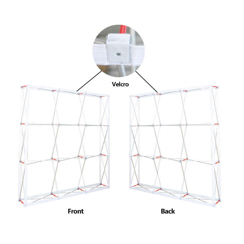 Load image into Gallery viewer, Double Sided Straight Fabric Popup Displays