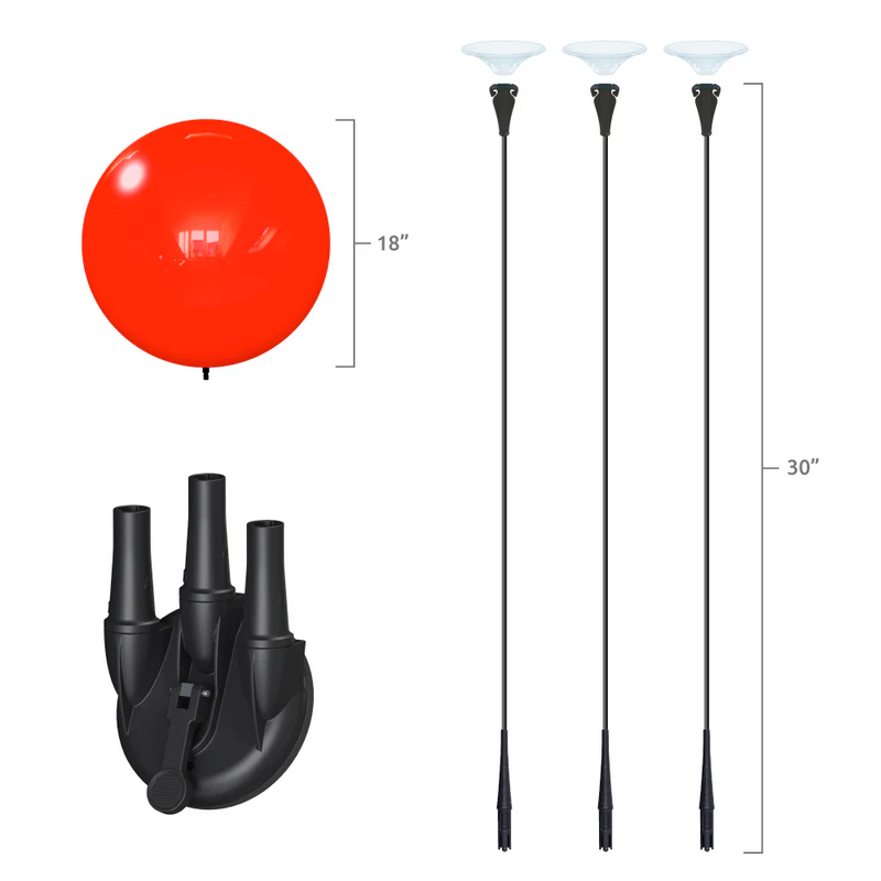 Load image into Gallery viewer, DuraBalloon® 3-Balloon Suction Cup Kit