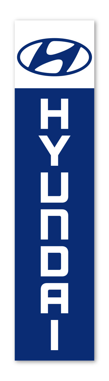 Load image into Gallery viewer, Flat Top Swooper Banner - HYUNDAI