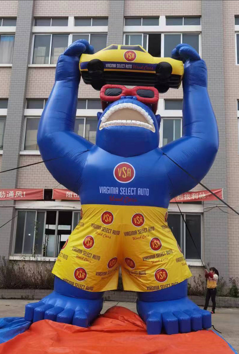 Load image into Gallery viewer, Giant Inflatable Gorilla