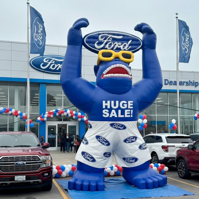 Load image into Gallery viewer, Giant Inflatable Gorilla