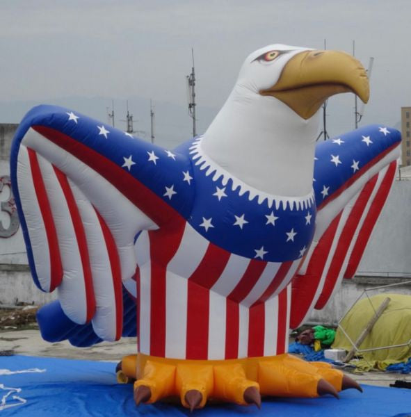 Load image into Gallery viewer, Giant Patriotic Eagle PVC Inflatable