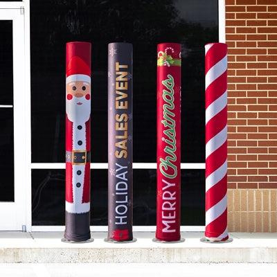 Load image into Gallery viewer, Holiday Bollard Covers