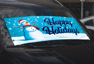 Load image into Gallery viewer, Holiday Bungee Windshield Banners