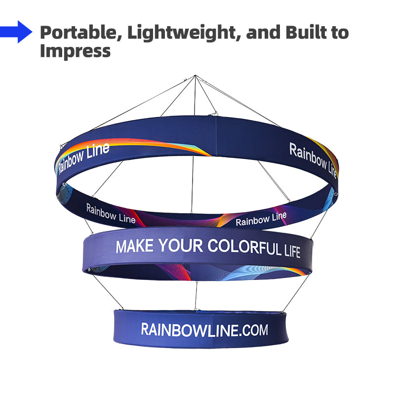 Load image into Gallery viewer, Tiered Circle Hanging Sign