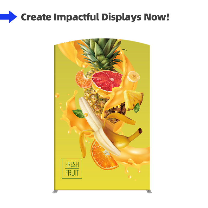 Load image into Gallery viewer, Arch-Top Fabric Banner Stand