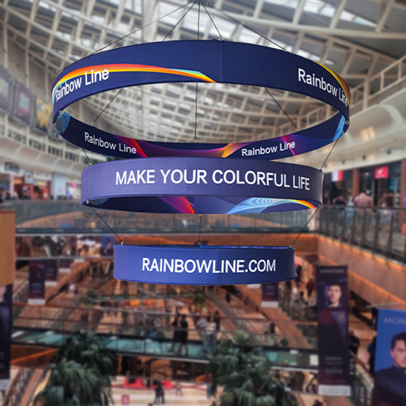 Load image into Gallery viewer, Tiered Circle Hanging Sign