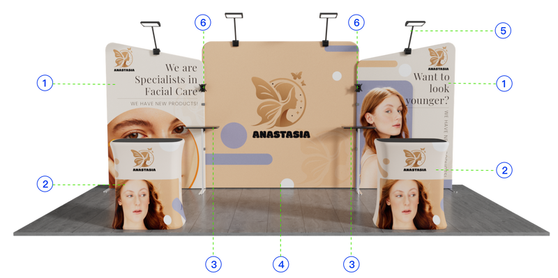 Load image into Gallery viewer, 10x20ft Showroom Display Kit - A6