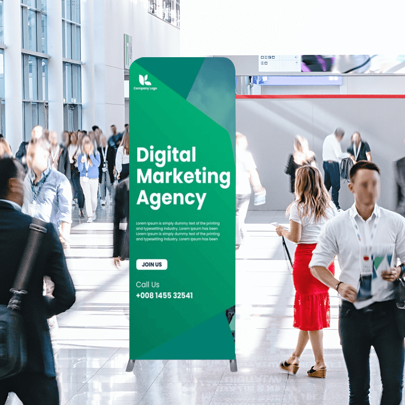 Load image into Gallery viewer, Fabric Banner Stand (Round Corners)