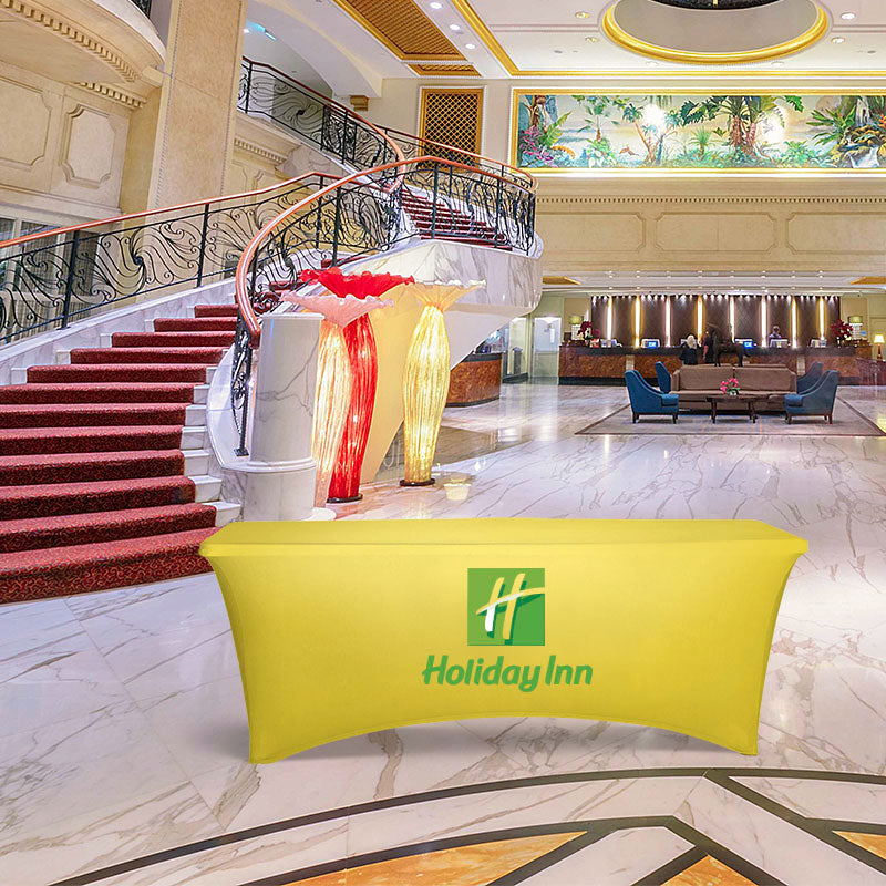 Load image into Gallery viewer, Stretch Table Covers with Open Back