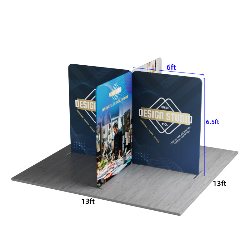 Load image into Gallery viewer, 13x13ft Magnetic Modular Fabric Displays-A
