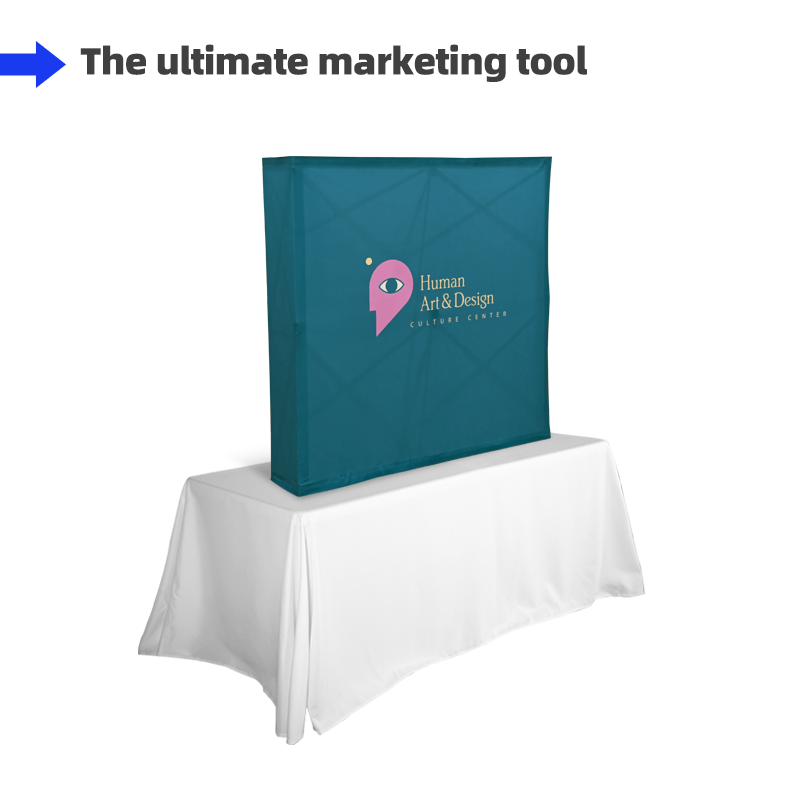 Load image into Gallery viewer, 5ft Table Top Fabric Popup Displays
