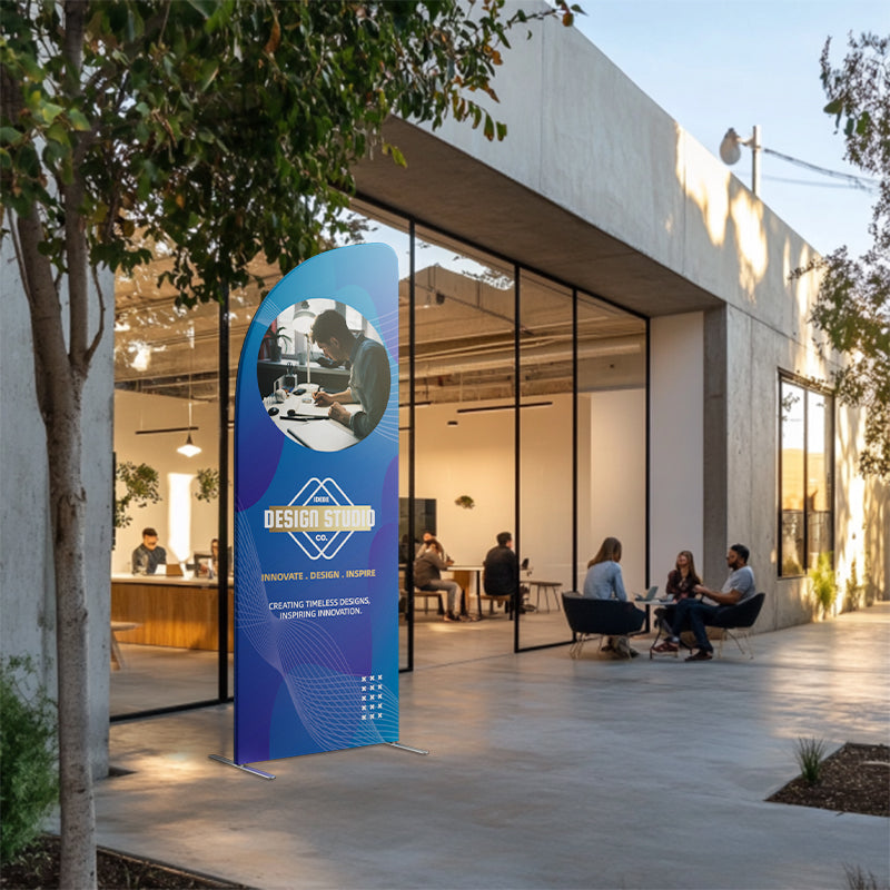 Load image into Gallery viewer, Magnetic Slope Fabric Banner Stand 2