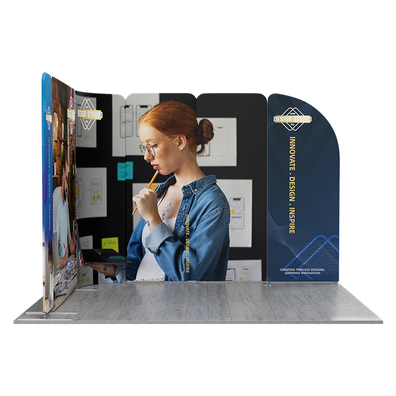 Load image into Gallery viewer, 10x10ft Magnetic Modular Fabric Displays-C