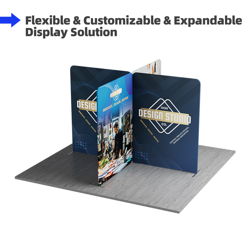 Load image into Gallery viewer, 13x13ft Magnetic Modular Fabric Displays-A