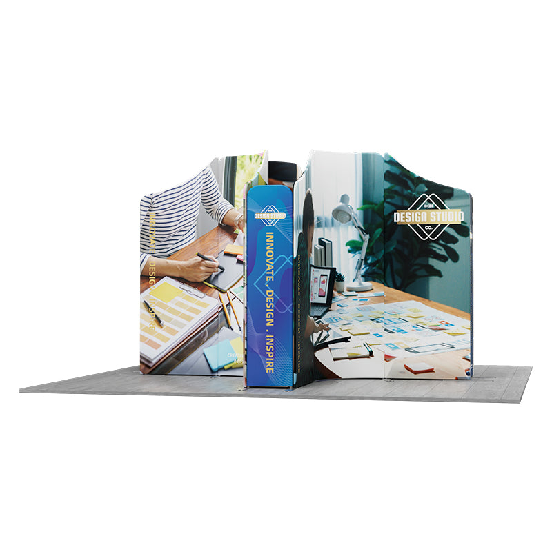 Load image into Gallery viewer, 13x13ft Magnetic Modular Fabric Displays-B