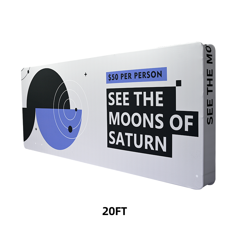 Load image into Gallery viewer, 3D Straight Backdrop (Round Corners)